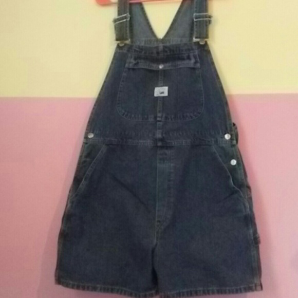 Lee Denim - VTG Lee Misses  Riveted short overalls